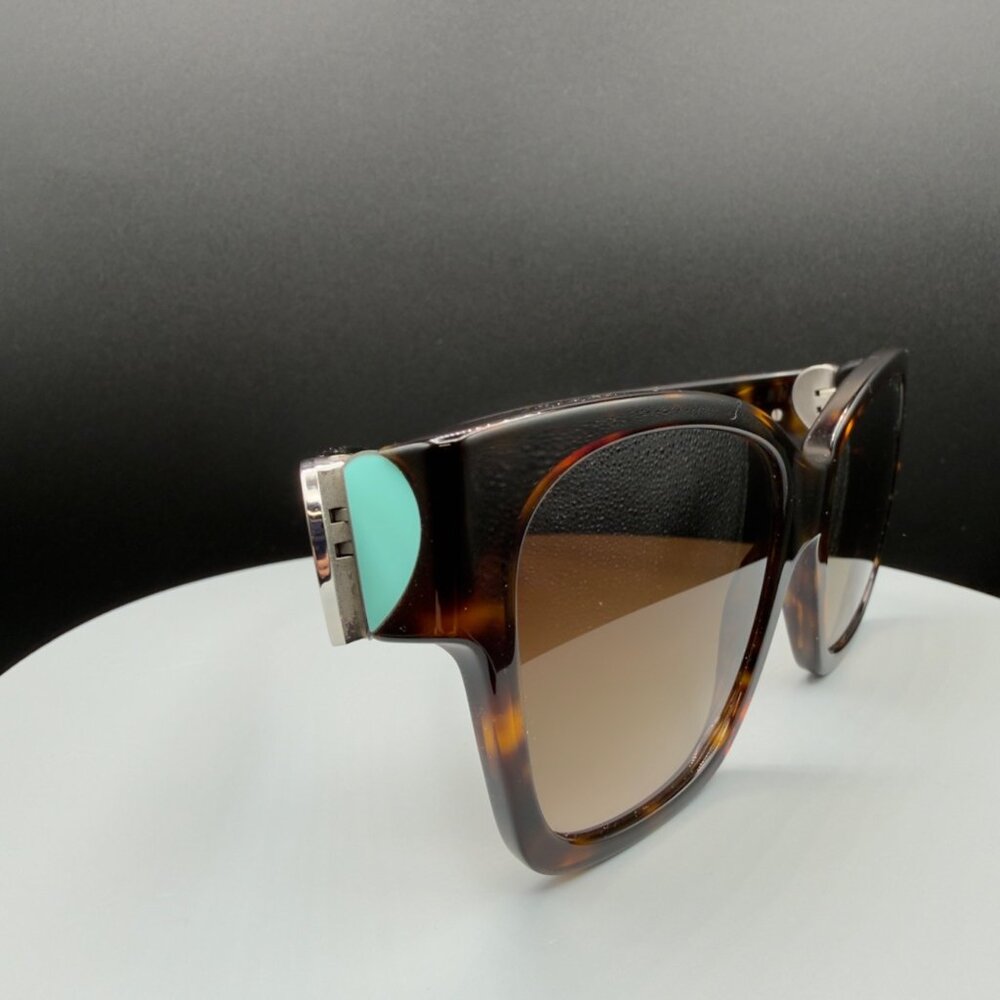 Tiffany & Co TF 4216 8015/3B Havana Brown Sunglasses Gradient 54 18 135 READ - Picture 14 of 15
